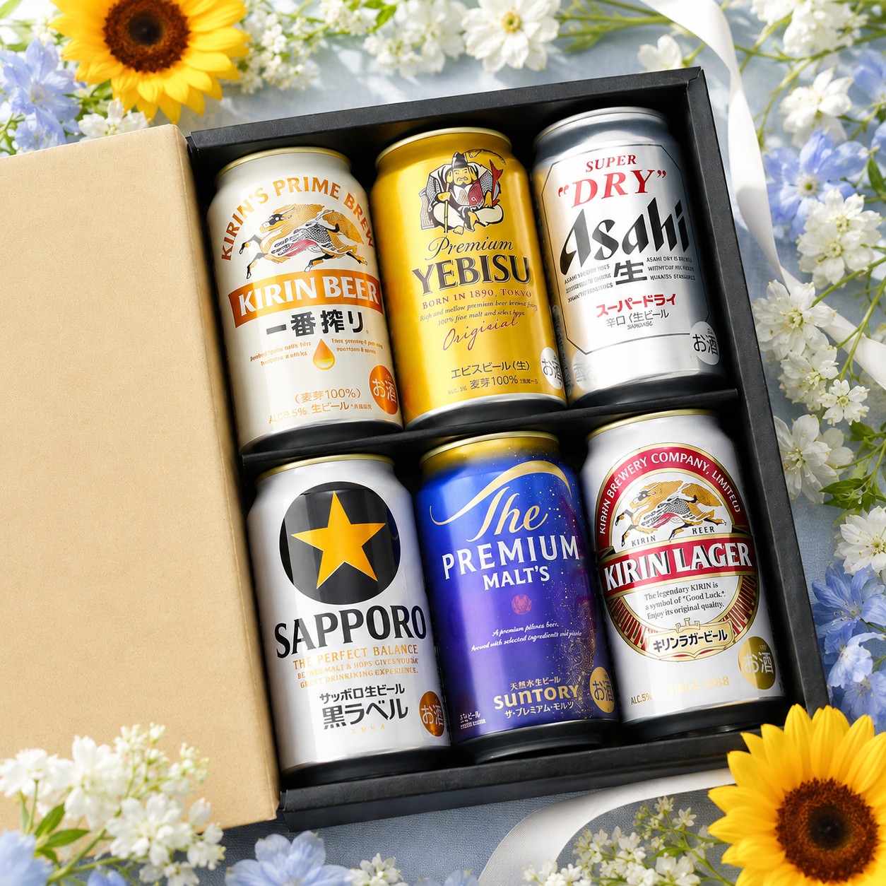 日本を代表するビール3種飲み比べセット 6本 | サッポロ キリン アサヒ